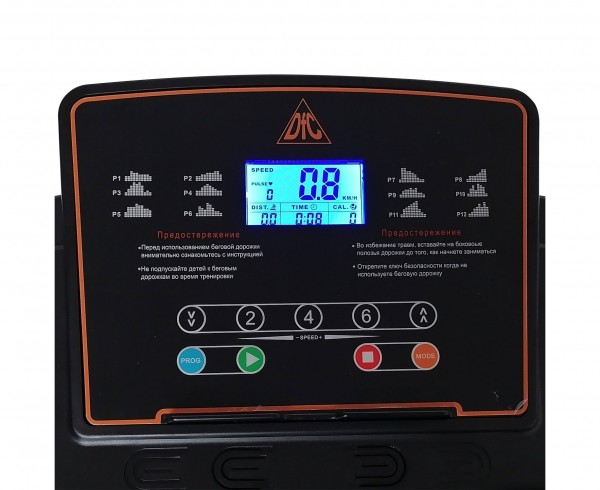 Беговая дорожка DFC SENTRA black/orange T123B