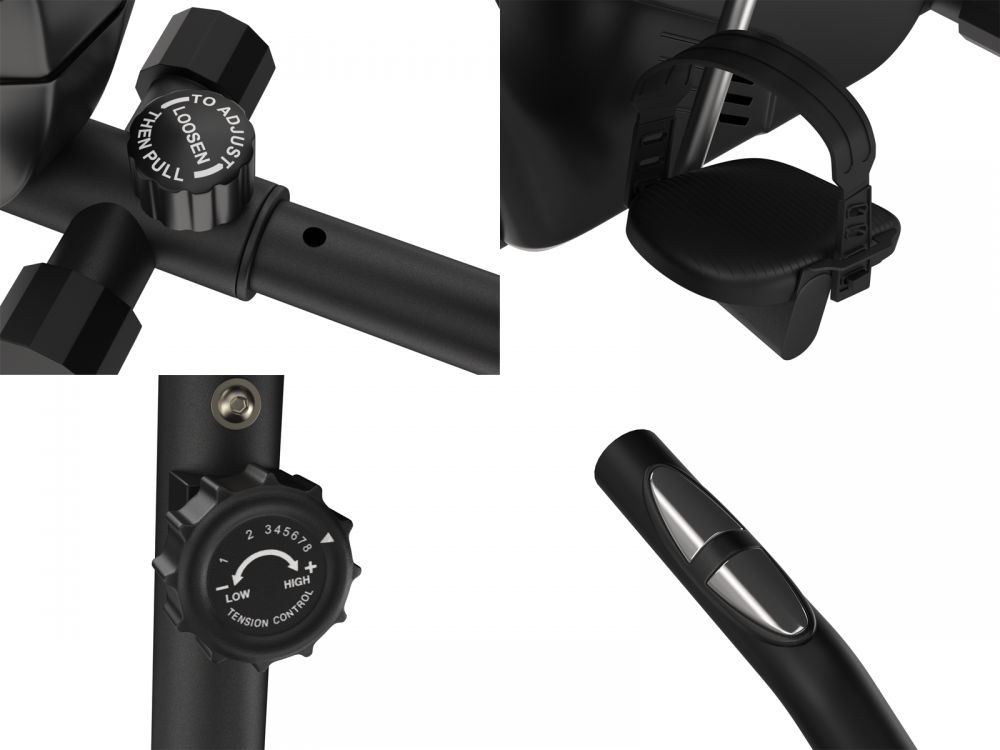 Горизонтальный велотренажер UNIXFIT BR-340 Compact
