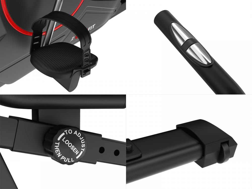 Горизонтальный велотренажер UNIXFIT BR-390