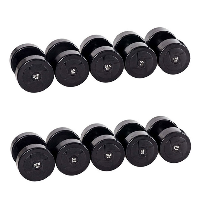 Гантельный ряд силовой (шаг 2,5 кг, 5 пар) 27,5-37,5 кг PROFI-FIT