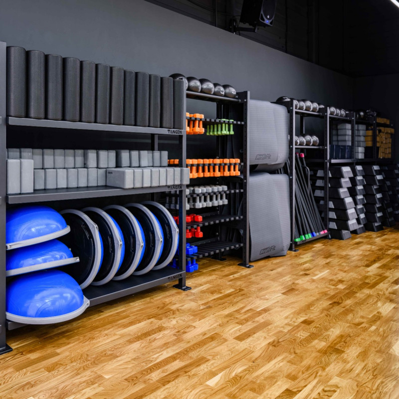 Гантель в виниловой оболочке, шестигранник 2 кг, оранжевая PROFI-FIT