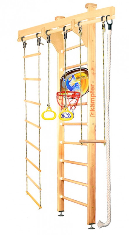 Шведская стенка Kampfer Wooden Ladder Ceiling Basketball Shield