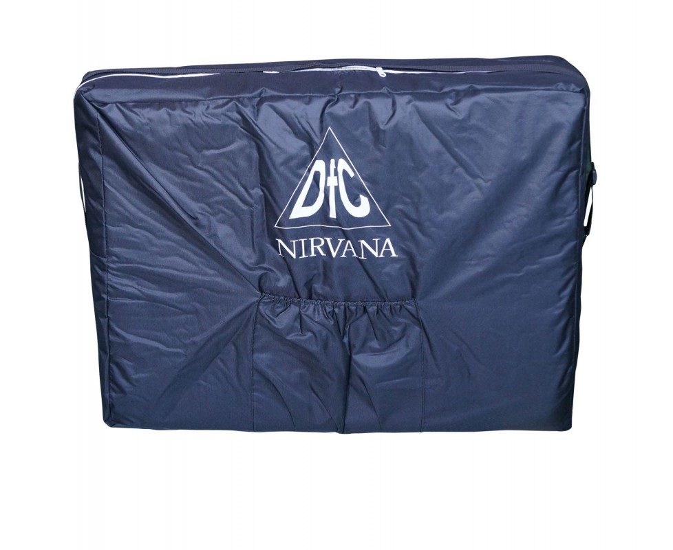 Массажный стол DFC NIRVANA, Elegant PREMIUM, 192х75х6 см, алюм. ножки, цвет оранж./беж. (orange/beig