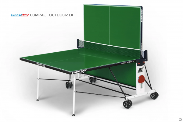 Теннисный стол Start line Compact Outdoor-2 LX GREEN