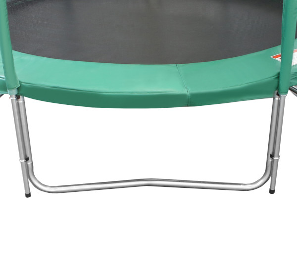 Батут ARLAND премиум 8FT с внутренней страховочной сеткой и лестницей (Dark green) (ТЕМНО-ЗЕЛЕНЫЙ)