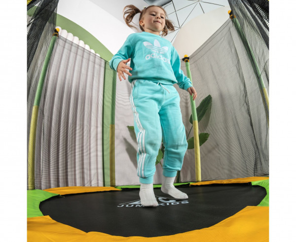 Батут DFC JUMP KIDS 55" зелено-желтый