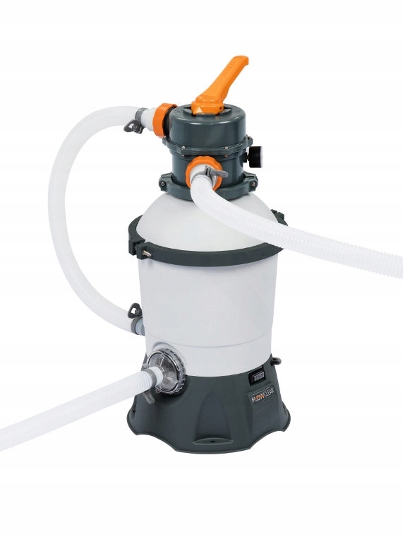 Каркасный бассейн Bestway Power Steel 404х201х100см, 6478л, песч.фил.-нас. 2006л/ч, лестница, попл.-дозатор