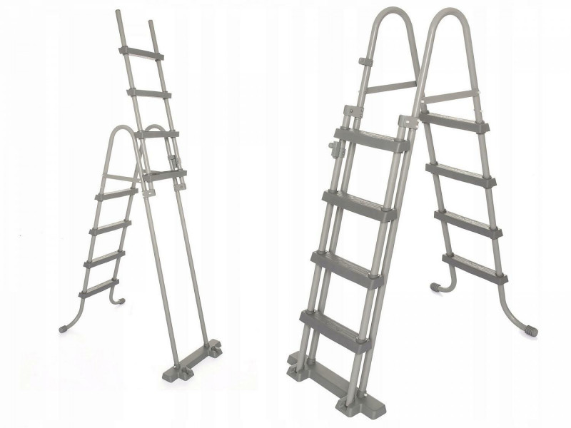 Каркасный бассейн Bestway Power Steel 549х274х122см, 13430л, фил.-насос 5678л/ч, лестница, тент, попл.-доз.