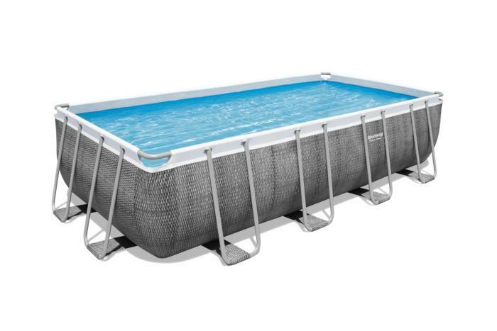 Каркасный бассейн Bestway Power Steel 549х274х122см, 14812л, фил-насос 5678л/ч, лестница, тент, попл-доз