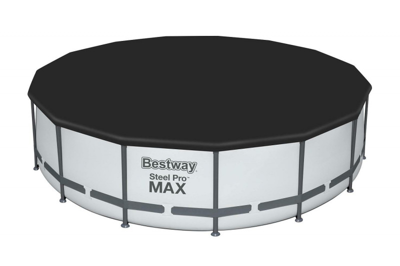 Каркасный бассейн Bestway Steel Pro Max 457х107см, 14970л, фил.-насос 3028л/ч, лестница, тент
