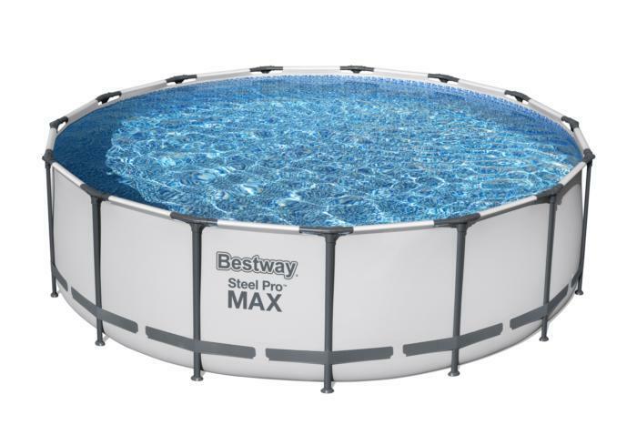 Каркасный бассейн Bestway Steel Pro Max 457х122см, 16015л, фил.-насос 3028л/ч, лестница, тент
