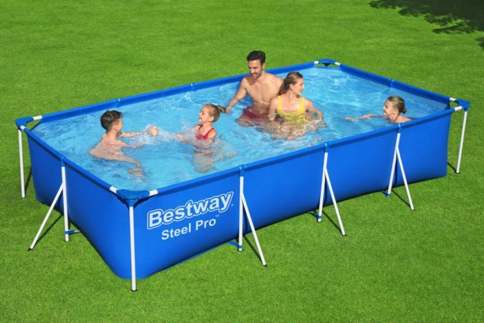 Каркасный бассейн Bestway Steel Pro 400х211х81см, 5700л, фил.-насос 1249л/ч
