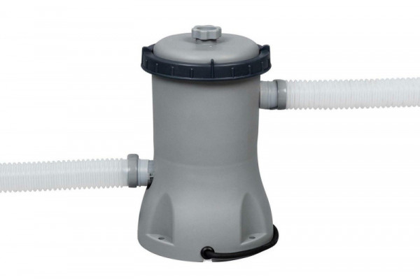 Каркасный бассейн Bestway Power Steel 412х201х122см, 8124л, фил.-насос 2006л/ч, лестница, попл.-дозатор