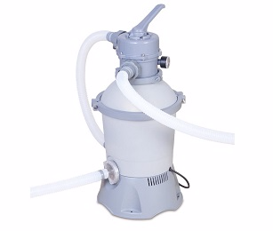Стальной бассейн Bestway Hydrium 300х120см, 7630л, песч.фил.-нас. 3028л/ч, лестн., тент, подст., попл.-доз