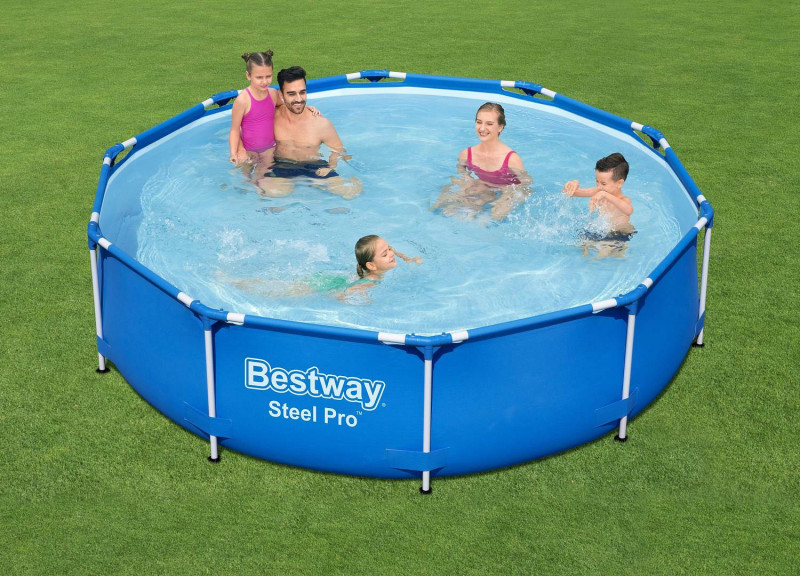 Каркасный бассейн Bestway Steel Pro 305х76см, 4678л, фил.-насос 1249л/ч