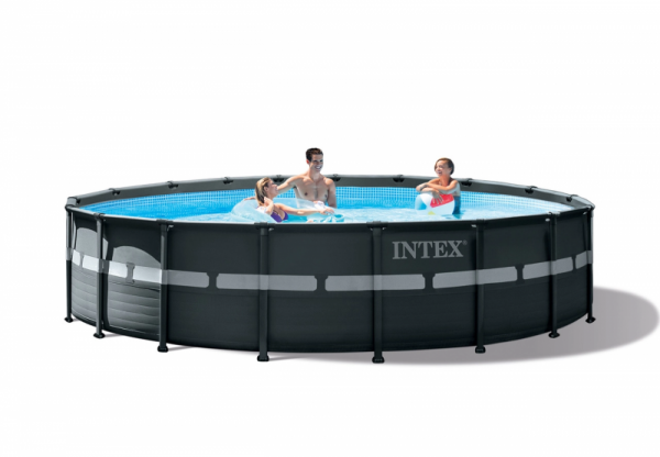Каркасный бассейн Intex Ultra XTR Frame 549х132см, 26423л, песч.фил.-нас. 7900л\ч, лестница, тент, подстилка