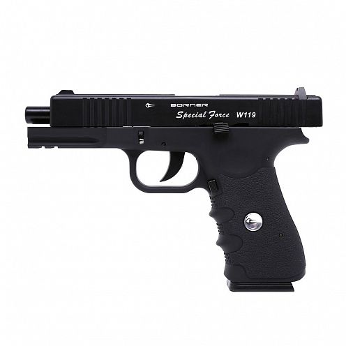 Пистолет пневматический Borner W119 (Glock 17) 4,5 мм