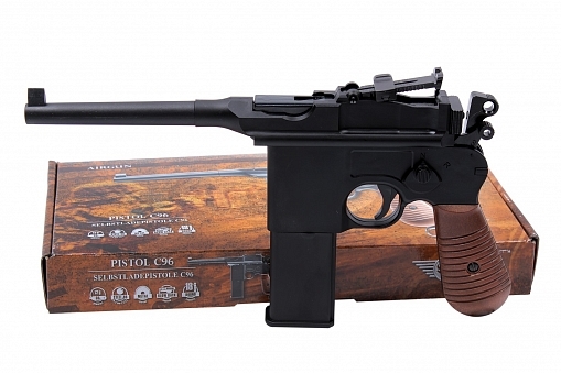 Пистолет пневматический Umarex Legends C96 сплав, черный (Blowback) 4,5мм