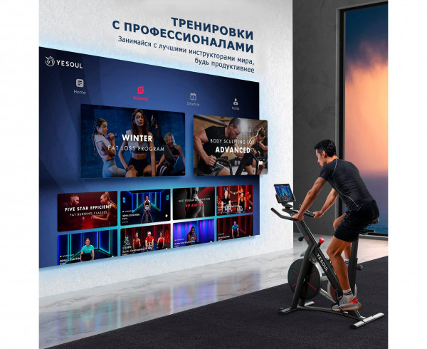 Велотренажер DFC Yesoul BM1-W белый