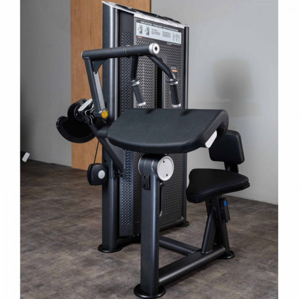 Трицепс-машина сидя. Наклонная парта. DHZ U2028 (Стек 64 кг)