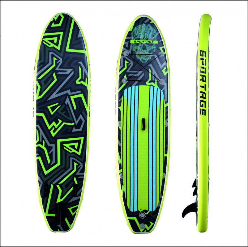 SUP-доска для плавания Neon, 320*80*15 см + 4 аксессуара, до 150 кг Sportage