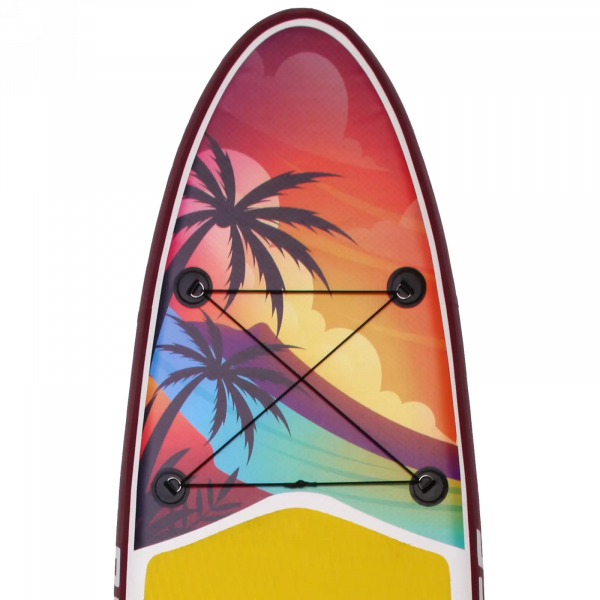 SUP-доска 10.6 FT 320*80*15 см Sportage Pink Beach + 4 аксессуара