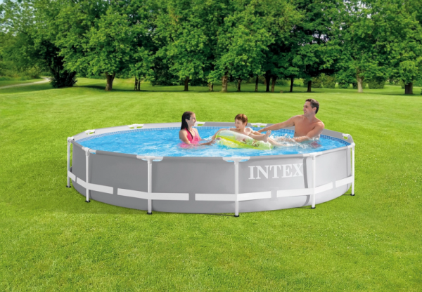 Каркасный бассейн Intex Prism Frame 366х99см, 8592л, фил.-насос 2006л/ч, лестница