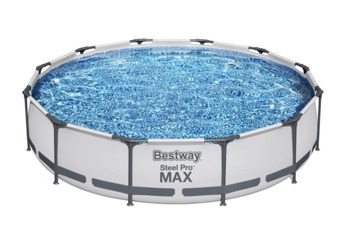 Каркасный бассейн Bestway Steel Pro Max 366х76см, 6473л, фил.-насос 1249л/ч (56416 BW)