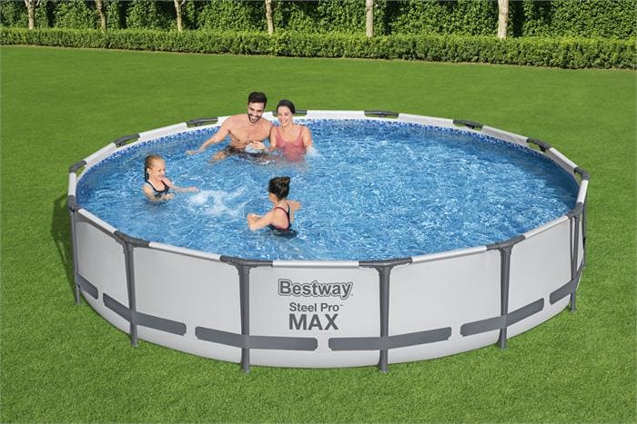 Каркасный бассейн Bestway Steel Pro Max 427х84см, 10220л, фил.-насос 2006л/ч (56595 BW)