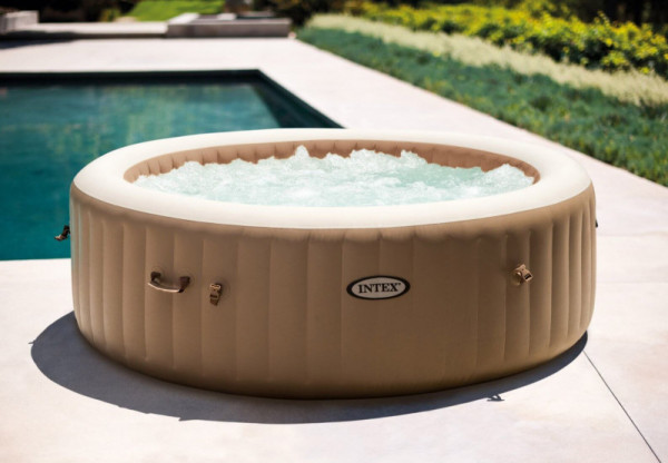 СПА-бассейн Intex 165/216х71см "Bubble Massage" 1098л., круглый, аэромассаж (28428)