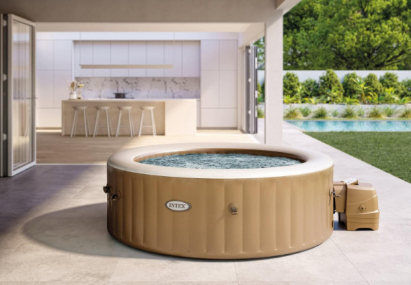 СПА-бассейн Intex 165/216х71см "Bubble Massage" 1098л., круглый, аэромассаж (28428)