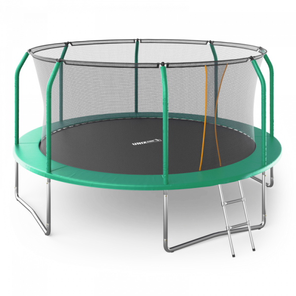 Батут UNIX Line SUPREME BASIC 14 ft (green)