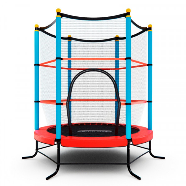 Батут DFC SMRKIDS 55 дюймов с сеткой RED