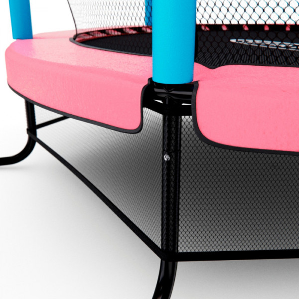 Батут DFC SMRKIDS 55 дюймов с сеткой PINK