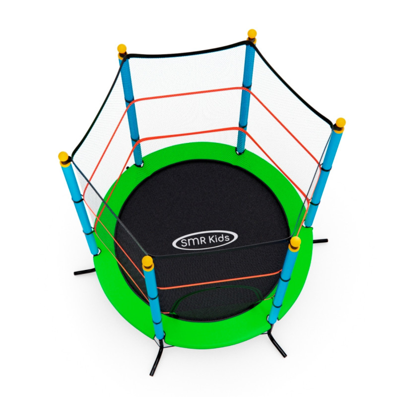 Батут DFC SMRKIDS 55 дюймов с сеткой GREEN