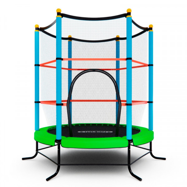 Батут DFC SMRKIDS 55 дюймов с сеткой GREEN