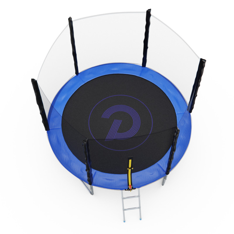 Батут DFC PELPO 8 футов с сеткой BLUE
