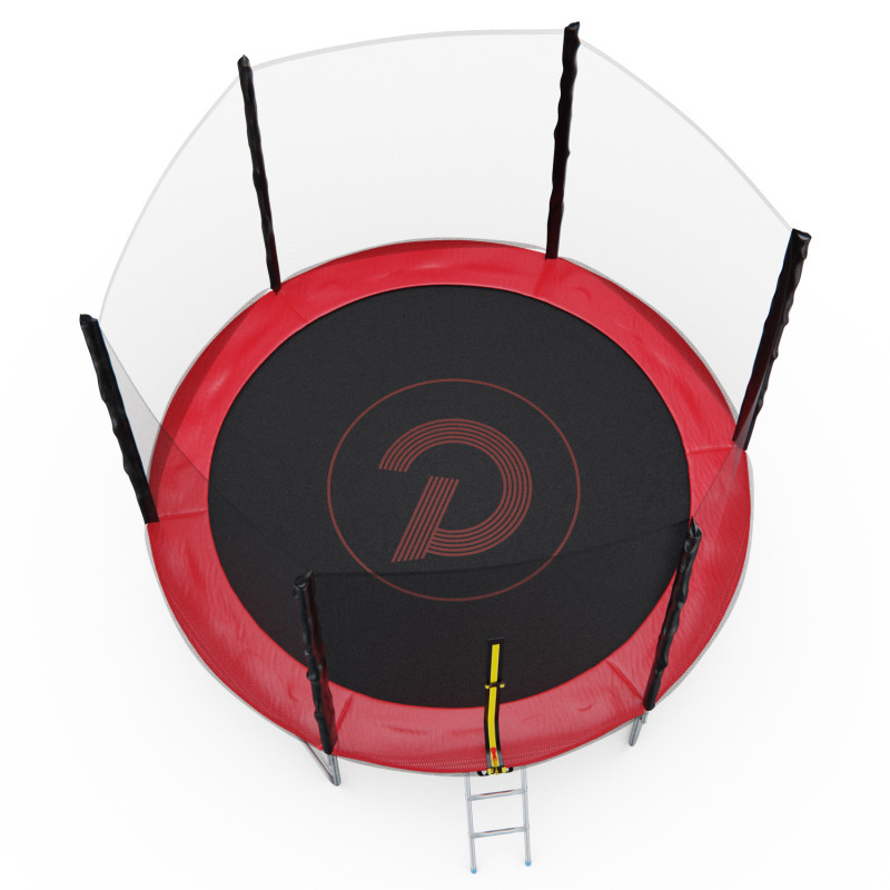 Батут DFC PELPO 10 футов с сеткой RED