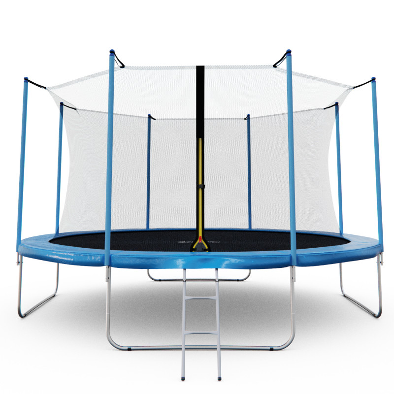 Батут каркасный с сеткой DFC Kondition 14 ft / с лестницей