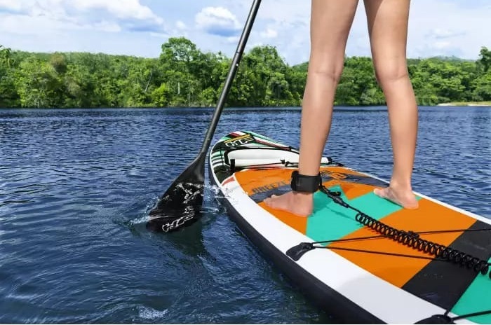 SUP-доска "Breeze Panorama" 305x84x12см, насос, весло, лиш, ремнабор, сумка, до 110кг