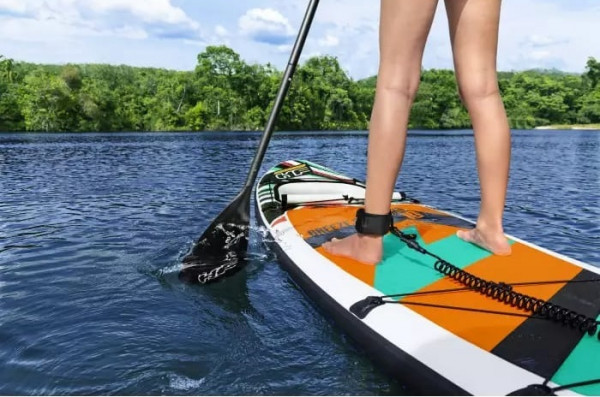 SUP-доска "Breeze Panorama" 305x84x12см, насос, весло, лиш, ремнабор, сумка, до 110кг