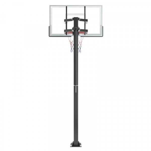 Баскетбольная стойка стационарная UNIX Line B-Stand-PC 54"x32" R45 H230-305 см