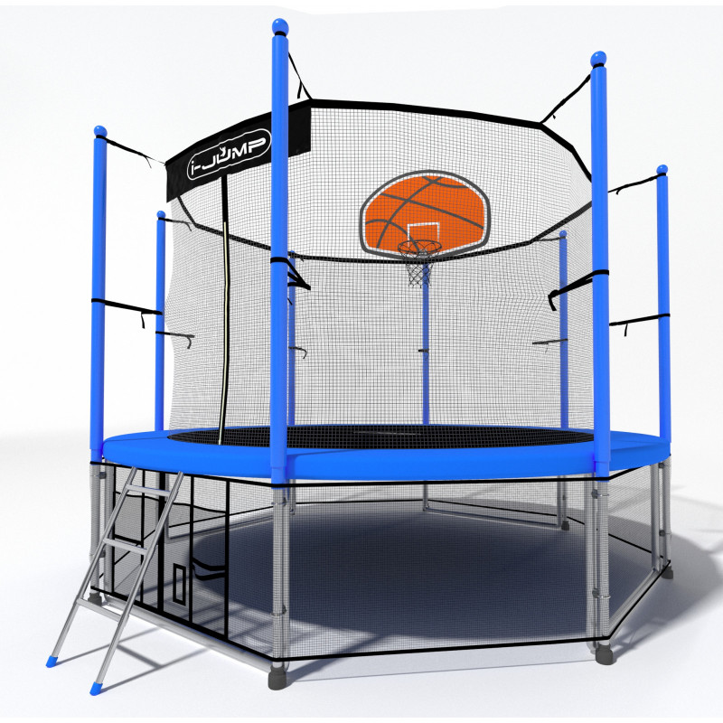 Батут i-Jump Basket 14ft blue