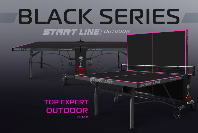Теннисный стол Top Expert 6 Всепогодный Black