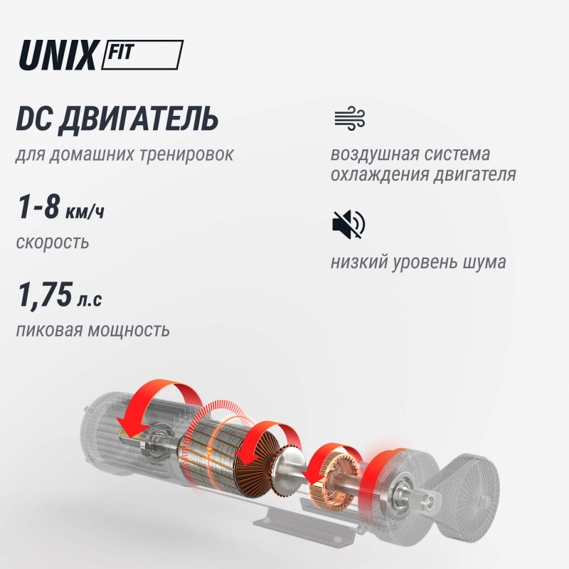 Беговая дорожка UNIX Fit R-210