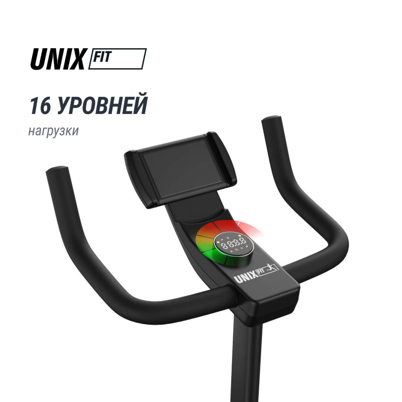 Велотренажер генераторный UNIX Fit BL-380E Wood