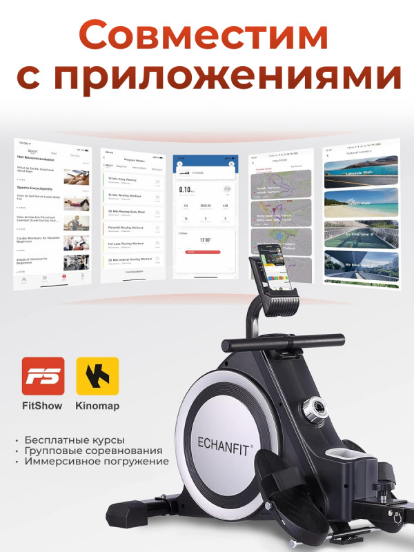 Гребной тренажер DFC ECHANFIT CRW4107A-N