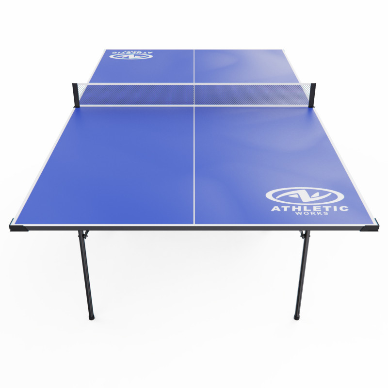 Теннисный стол DFC ATHLETIC, размер по стандарту ITTF 274 x 152 см, усиленный, с сеткой, складной