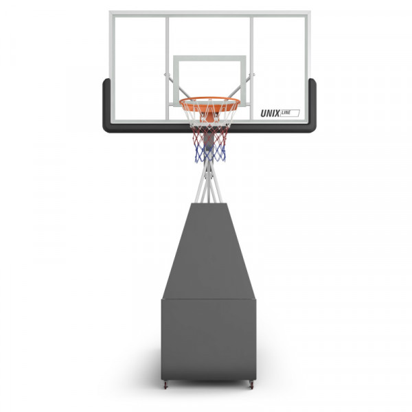 Баскетбольная стойка UNIX Line B-Stand-TG PRO 72"x42" R45 H120-305 см
