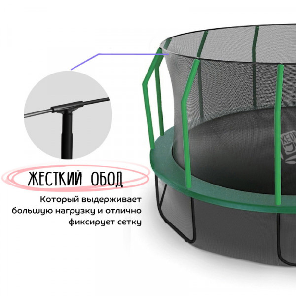 Батут с защитной сеткой KedaJump Jumpinator 16FT
